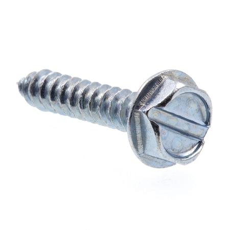 Prime-Line Sheet Metal Screw Self-Tap Hex Wash Head Sltd Dr No. 6 X 3/4in Zinc Plated Steel 50PK 9024963